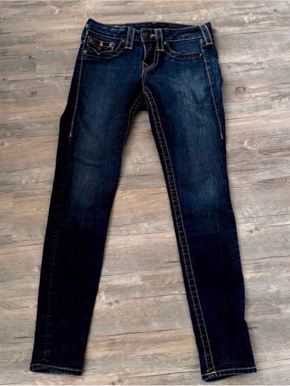 True Religion Serena Dark Wash Skinny Jeans Size 26